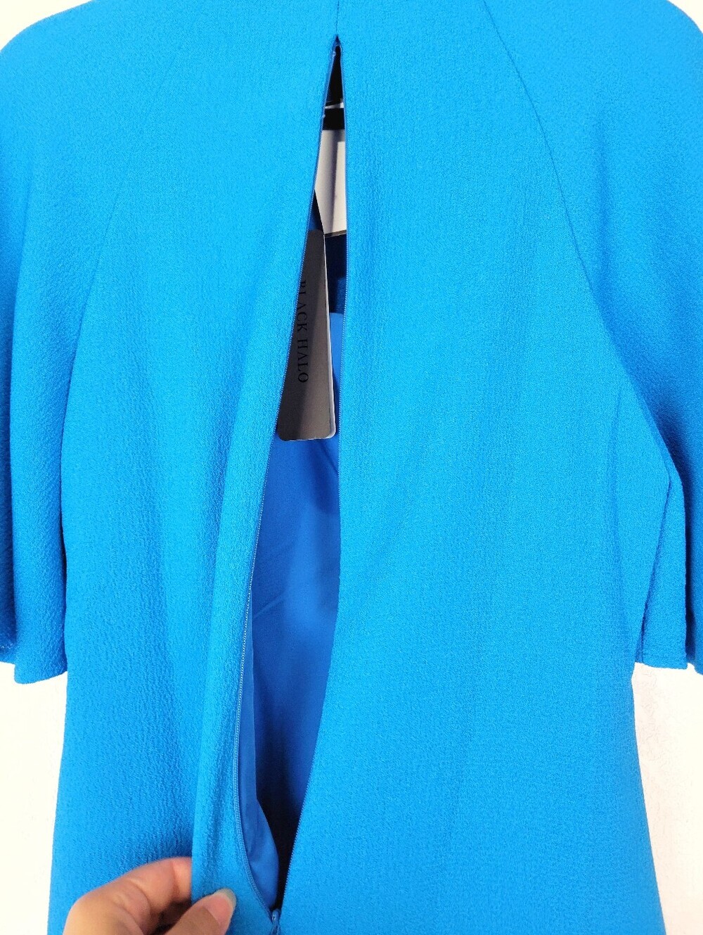 NWT Black Halo Coralia Breezy Blue A-Line Dress Size 4 - Picture 9 of 14